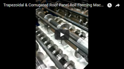 Trapezoidal & Corrugated Roof Panel Roll Forming Machine